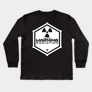 Warning: Radiation Kids Long Sleeve T-Shirt